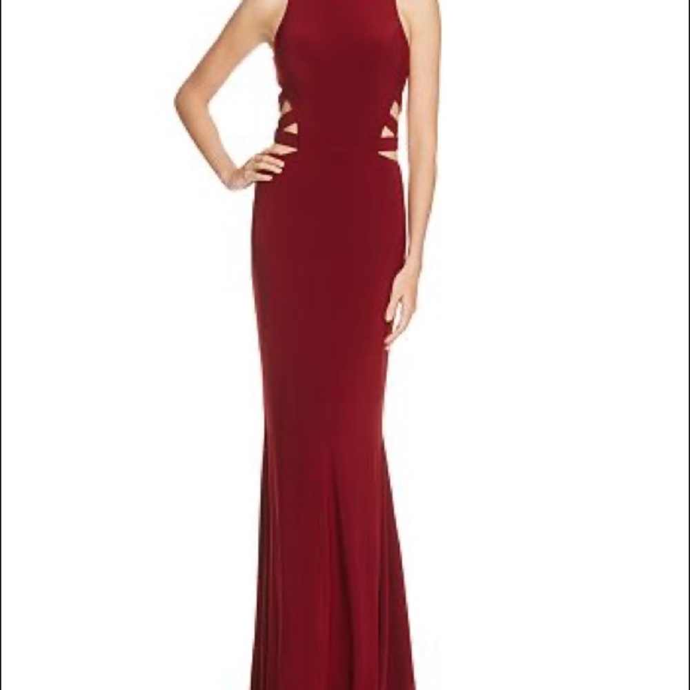 Faviana Couture Strappy Cutout Gown